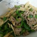mannao's cooksnap of when they made 薄切り肉で簡単☆チンジャオロース.