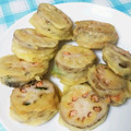 お芋とトマト's cooksnap of when they made れんこん明太はさみ揚げ.