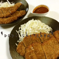 papikun's cooksnap of when they made 超簡単♡サクサクとんかつ.
