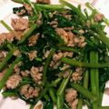 ヒナごはん's cooksnap of when they made 空芯菜のにんにく炒め.