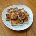 msft5632's cooksnap of when they made 簡単おやつ☆食パンで黒ごまきな粉ラスク風.