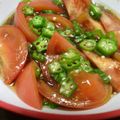 象の弓's cooksnap of when they made トマトとオクラのサラダ.