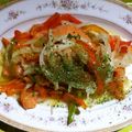 cerfleur's cooksnap of when they made スモークサーモンとマリネのミルフィーユ.