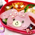 aimama035's cooksnap of when they made ボンボンリボン ☆ キャラ弁.