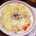 auoo's cooksnap of when they made 家にあるもので簡単！マカロニグラタン.