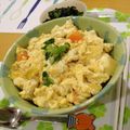 カキ畑's cooksnap of when they made 豆腐のふわふわ卵とじ丼◆.