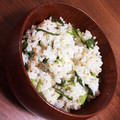 ゆにこーん☆'s cooksnap of when they made 簡単♪鯵の開きと野沢菜の混ぜご飯♪.