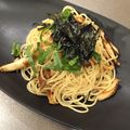tabesugi05's cooksnap of when they made 松茸のお吸い物で簡単和風パスタ.