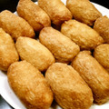 momoの花's cooksnap of when they made おばあちゃんの稲荷寿司.