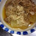キッッックリン's cooksnap of when they made 大根と牛肉の味噌煮.