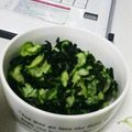 えりか0314's cooksnap of when they made 朝食副菜。しらす、胡瓜、ワカメの酢の物.