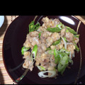 oysterrie's cooksnap of when they made 軟骨とししとうの塩レモン炒め.