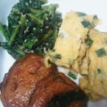 手作り★ママ's cooksnap of when they made ごまドレッシング風☆ほうれん草の胡麻和え.