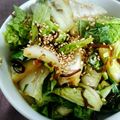 クックM0XP4Y☆'s cooksnap of when they made 白菜と塩こぶのサラダ.