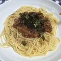 Chikatan☆'s cooksnap of when they made 【農家のレシピ】青しそと納豆のスパゲティ.