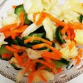 あんずっっこ's cooksnap of when they made キャベツ 人参 きゅうり 大根の漬物.