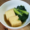 とっとっとまとちゃん's cooksnap of when they made 小松菜と絹揚げの煮浸し.