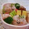 appletwins's cooksnap of when they made キャラ弁＊簡単♪ツインズりんごちゃん弁当.