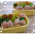appletwins's cooksnap of when they made キャラ弁＊簡単♪ツインズりんごちゃん弁当.