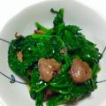 パルム僧院's cooksnap of when they made ほうれん草の赤貝あえ.
