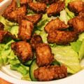 mihopann's cooksnap of when they made 新玉ねぎとめかじきの唐揚げポン.