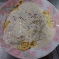 kanaaa123's cooksnap of when they made ツナクリームスパゲッティ.