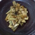 みさみさりんご☆'s cooksnap of when they made じゃがいもとキノコの味ぽんバジル炒め.