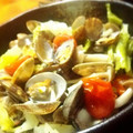 グリーンラブ's cooksnap of when they made いろどり野菜とあさりの酒蒸し.