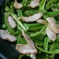 おおなべ's cooksnap of when they made 豚トロとピーマンのにんにくソテー.