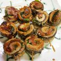 dfy12q's cooksnap of when they made 秋刀魚の梅大葉巻き揚げ.