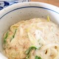 えむ36's cooksnap of when they made ツナとネギの豆乳カルボナーラ.