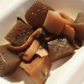 オユカッチ's cooksnap of when they made 蓮根とコンニャクとしめじの赤ワイン煮.