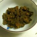 y_yasumu's cooksnap of when they made 人参の葉の茎☆飯泥棒☆卵黄味噌.