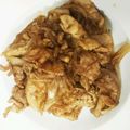 梨大好き's cooksnap of when they made ご飯がすすむ！あるもので時短生姜焼き.