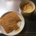 luvキムチ's cooksnap of when they made 懐かしの給食♪きなこ揚げパントースト♡.