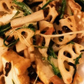 まつこ・ω・'s cooksnap of when they made 蓮根とエリンギの塩昆布炒め.