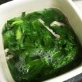 hanaeti's cooksnap of when they made 捨てないで！セロリの葉っぱで簡単スープ☆.