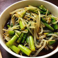 ★灰璃★'s cooksnap of when they made 簡単☆春菊ともやしのナムル.