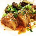 pearl0626's cooksnap of when they made 簡単ヘルシー☆蓮根のはさみ揚げ風黒酢あん.