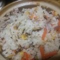プーが好きです's cooksnap of when they made 一人用土鍋でご飯.