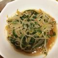 a0imama♡'s cooksnap of when they made もやしとニラのナムル～オイスター風味.