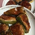 芋姉妹娘's cooksnap of when they made ピーマン肉詰め♫お弁当にも☆.