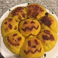 チョコフラワー's cooksnap of when they made かぼちゃのお花ちぎりパン.