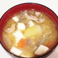 ｇｒｅｅｎ☆ｔｅａ's cooksnap of when they made ごま油がいい風味！豚汁.