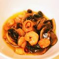 shibuchica's cooksnap of when they made 海老とマッシュルームのアヒージョ☆.