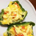 はにがる's cooksnap of when they made 簡単 卵のピーマンカップ♪.