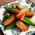 ゆんえん's cooksnap of when they made 万願寺唐辛子と丸てんの炒め物.