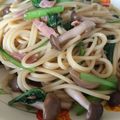 はるもっけ's cooksnap of when they made 小松菜とベーコンの和風パスタ.