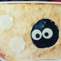 クックSCFIEQ☆'s cooksnap of when they made オムライスでまっくろくろすけ♪キャラ弁.