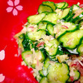ちまてぃ〜's cooksnap of when they made ぬか漬けきゅうりの和えもの.